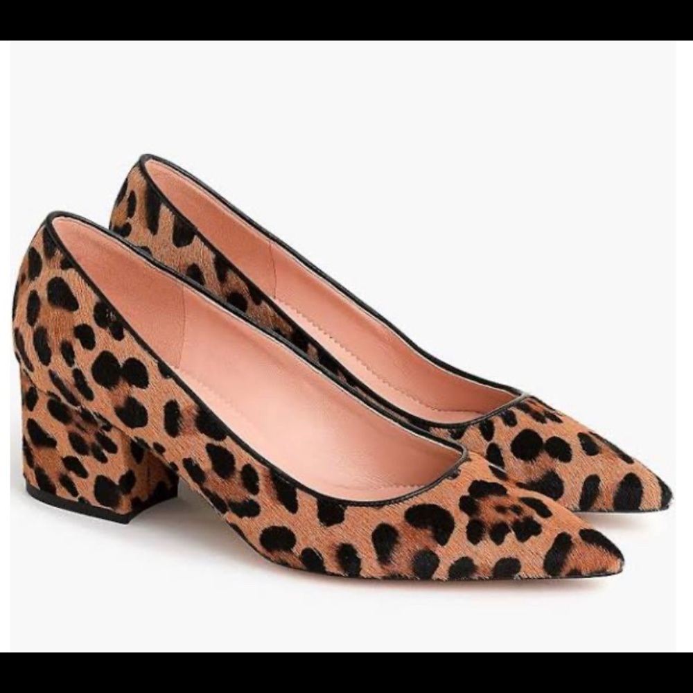 Leopard pumps size 9